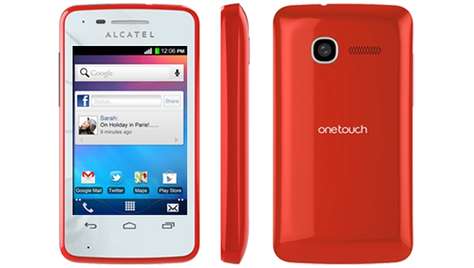 Смартфон Alcatel ONE TOUCH T POP 4010D Flash Red