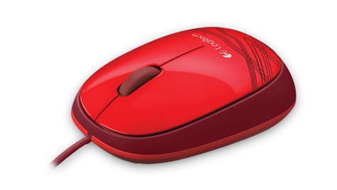 Компьютерная мышь Logitech Mouse M105 Red
