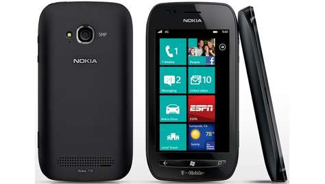 Смартфон Nokia LUMIA 710 black