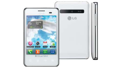 Смартфон LG Optimus L3 Dual E405 white