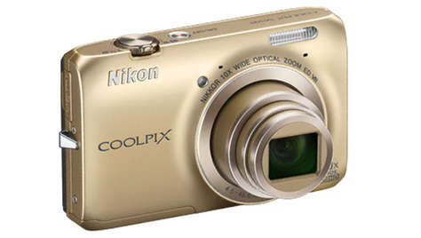 Компактный фотоаппарат Nikon COOLPIX S6300 Gold