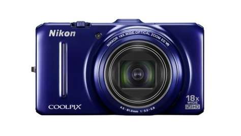 Компактный фотоаппарат Nikon COOLPIX S9300 Blue