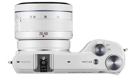 Беззеркальный фотоаппарат Samsung NX2000 Kit White