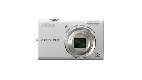 Компактный фотоаппарат Nikon COOLPIX S6200 White