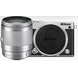 Беззеркальный фотоаппарат Nikon 1 J5 Kit 10–100mm VR Silver-Black