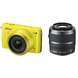 Беззеркальный фотоаппарат Nikon 1 S2 Kit 1 NIKKOR 11–27,5 мм + VR 30–110 мм. Yellow