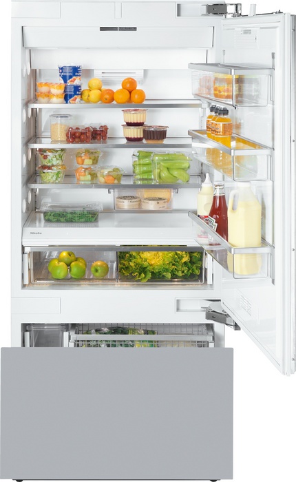 Холодильник встроенный в кухню: схема установки своими руками