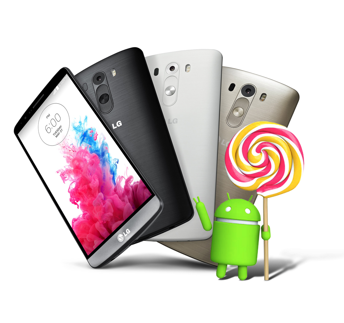 Смартфон LG G3 на операционной системе Android 5.0 Lollipop