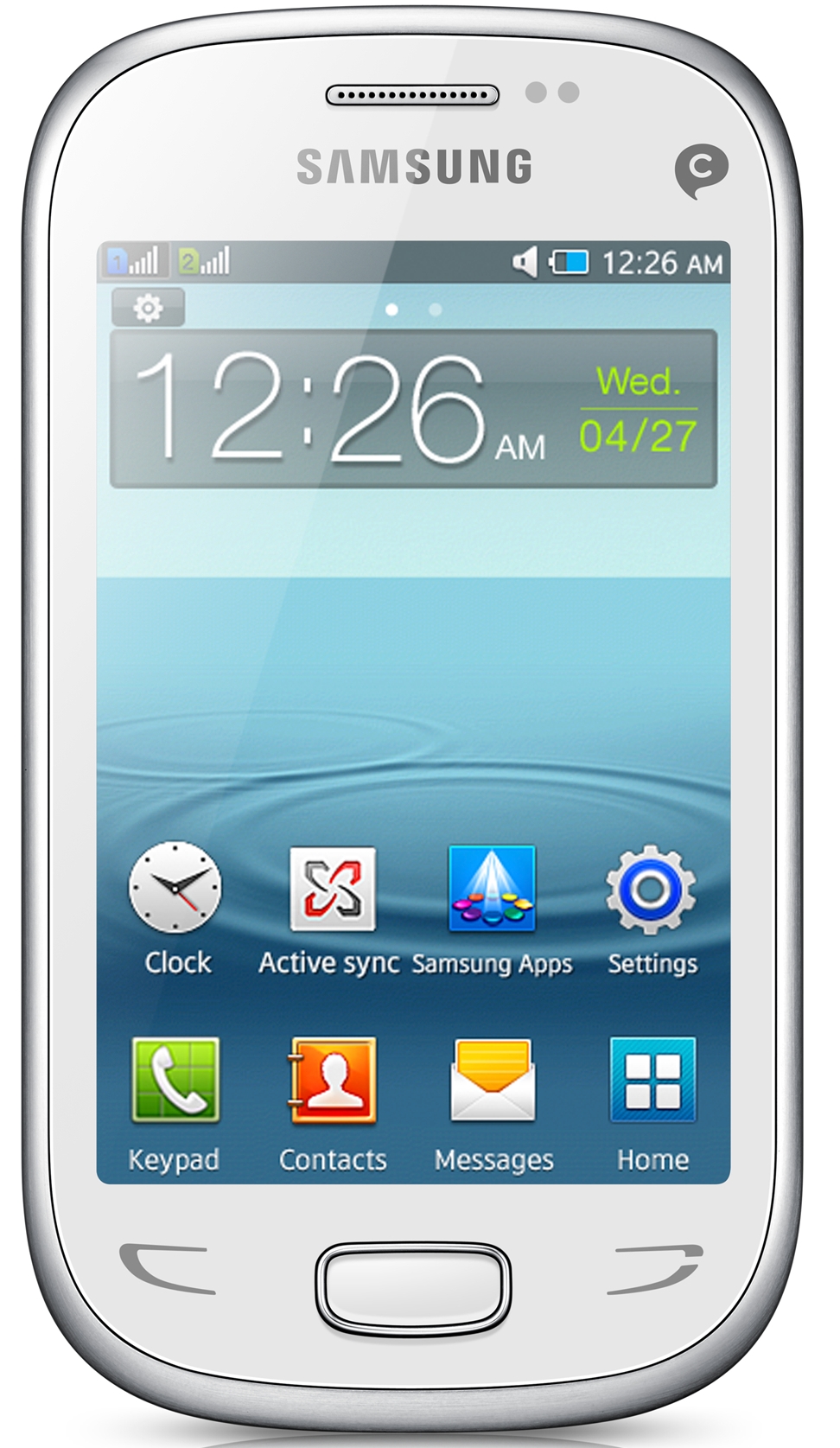 Мобильный телефон Samsung Rex 90 GT-S5292 white