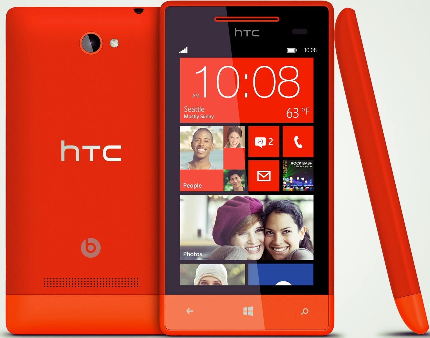 Смартфон HTC Windows Phone 8S by red