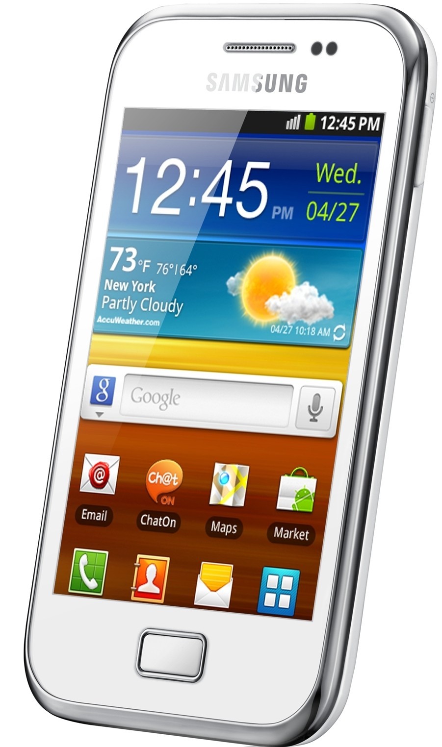 Смартфон Samsung Galaxy Ace Plus GT-S7500 White