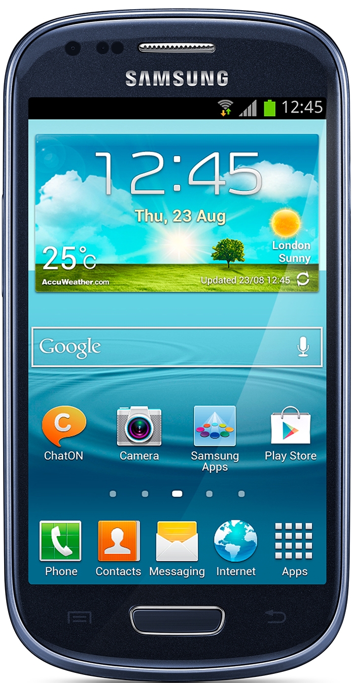 Смартфон Samsung GALAXY S III mini LaFleur GT-I8190 Pebble Blue