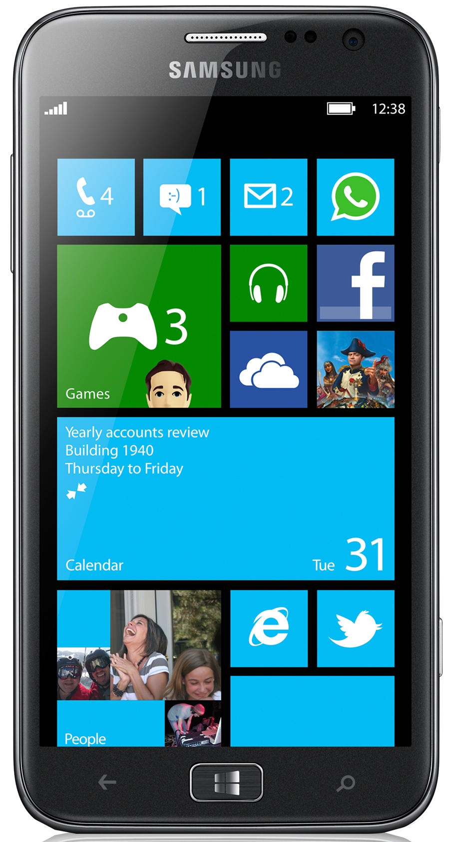 Смартфон Samsung Ativ S 16Gb GT-I8750