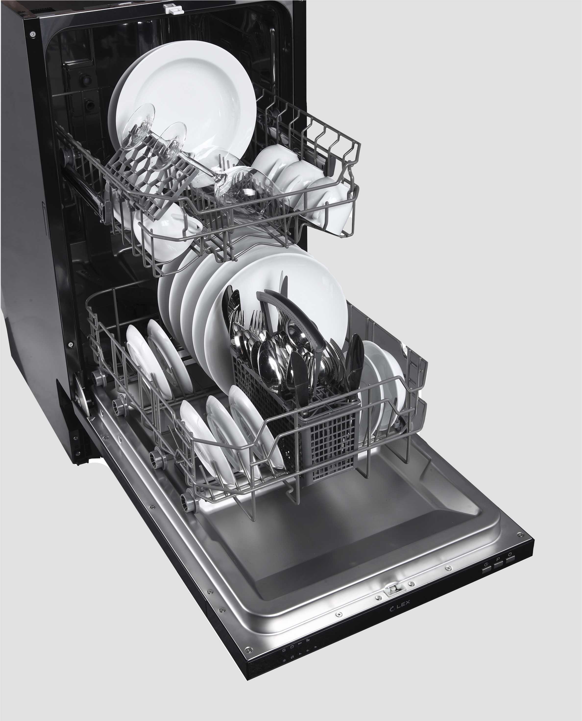 Посудомоечные машины 45 см: 5 моделей - Schaub Lorenz, De Luxe, Ginzzu, LEX, Flavia