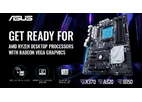 ASUS объявляет о поддержке десктопных процессоров AMD Ryzen с интегрированным графическим ядром Radeon Vega Graphics