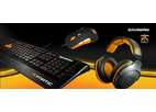 Аксессуары SteelSeries: мышка, гарнитура и «клава» с логотипом  Fnatic Edition:  