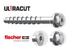 fischer представляет инновационную линейку шурупов по бетону  ULTRACUT  FBS II