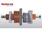Фасадные дюбели fischer справятся с любым материалом