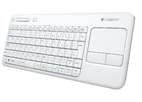 Компания Logitech представляет клавиатуру Logitech Wireless Touch Keyboard K400, выполненную в белом цвете
