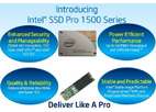 Твердотельные накопители Intel Pro серии 1500 сокращают расходы на ИТ за счет улучшенной производительности и усовершенствованных функций управления и защиты