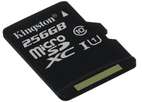 Компания Kingston представляет карту памяти microSDXC class 10 емкостью 256ГБ