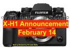 Fujifilm анонсирует X-H1 в феврале 2018 года.
