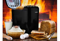 Хлебопечка Hyundai HYBM-P0513: черный, белый, без глютена