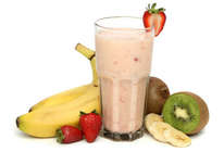 Клубнично-банановый «классический» смуфи