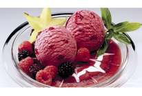 Сорбет из малины и красной смородины