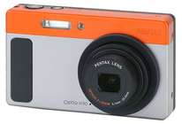 Компактный фотоаппарат Pentax Optio H90: передняя панель модели выполнена из алюминиевого сплава