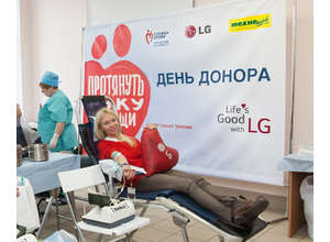 LG Electronics и «Техношок» провели первый совместный корпоративный День донора в Санкт-Петербурге