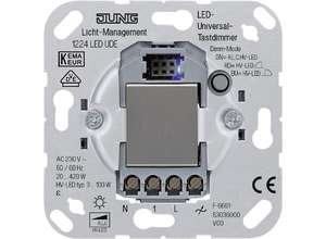 JUNG  представляет универсальные клавишные LED-диммеры