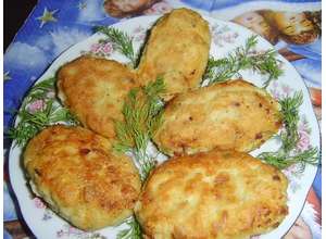 Котлеты из палтуса с морковью