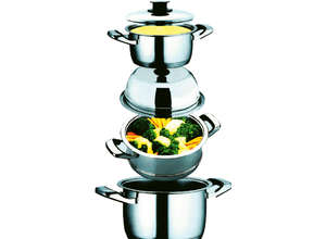 Набор Silga Dinamica приготовит весь обед на одной конфорке