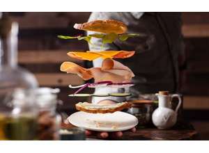 Как создать эффект парящей еды  на фотографии