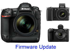 Новые прошивки для трёх камер Nikon