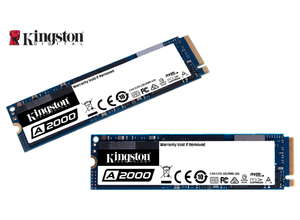 Kingston представляет SSD нового поколения A2000 NVMe PCIe