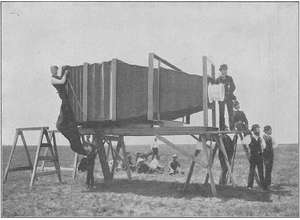 Самая большая камера в мире, построенная для съёмки поезда в 1900 году