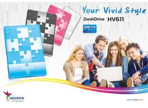 ADATA выпускает 2,5" диск-паззл с интерфейсом USB 3.0