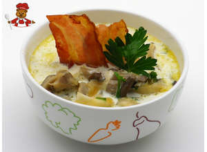 Рецепт Супа из красной чечевицы с вешенками в кухонной машине Oursson КМ1010НSD Cook+