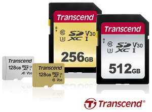 Transcend выпускает новые высокоскоростные и емкие SD и microSD карты памяти