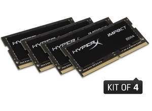 HyperX пополнит линейку модулей памяти Impact DDR4 SODIMM комплектами на 32 и 64 ГБ