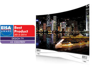 OLED-телевизор LG 55EA9800 с изогнутым экраном получил награду EISA 2013 за инновационный дизайн