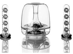 Акустическая система Harman Kardon Sound Sticks III: из прозрачной системы выходит кристально-чистый звук