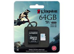 Kingston представляет карту памяти для экшен-камер