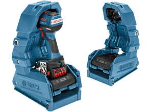 Для работы на выезде:  несессер Bosch для беспроводной зарядки  профессиональных аккумуляторных инструментов.