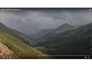 Видео Nikon D7500: 4К-таймлапс