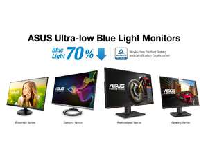 Мониторы компании ASUS с технологией фильтрации синего света прошли сертификацию TÜV Rheinland