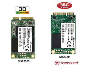 Transcend представляет новые твердотельные mSATA-накопители для портативных устройств 