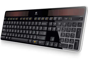 Беспроводная клавиатура Logitech K750 и чехол-клавиатура Logitech Solar Keyboard Folio для iPad на солнечных батареях позволят забыть о подзарядке
